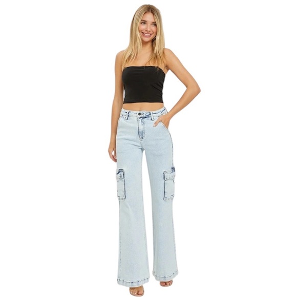 Risen Denim - Risen High Rise Cargo Jeans